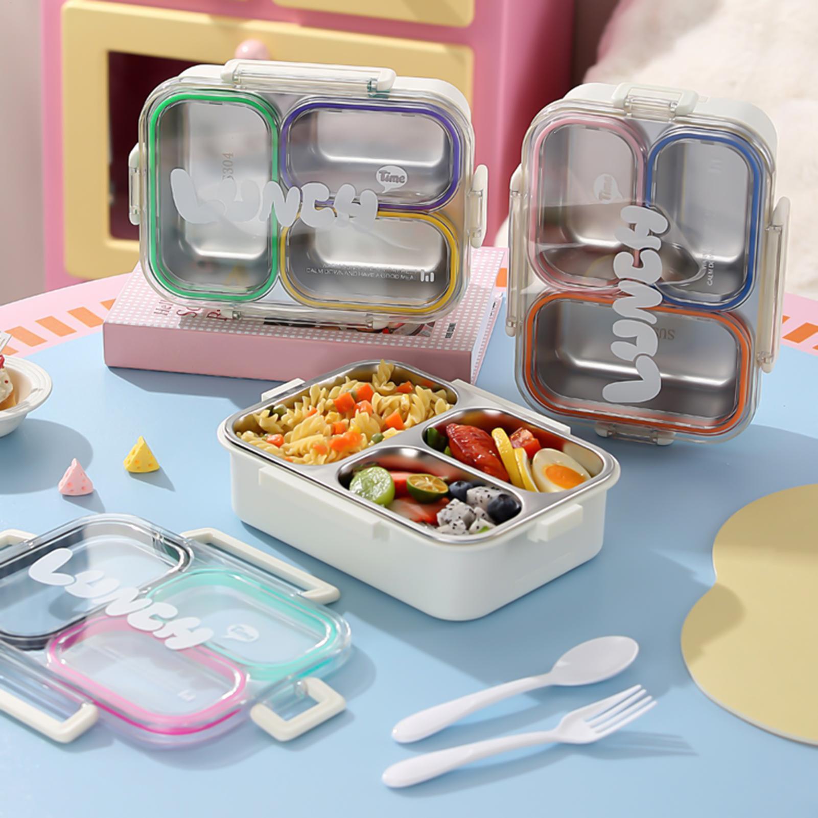 Stainless Steel Lunch Box 3 Co - Meal Prep Lunch Boxes 评论和价格