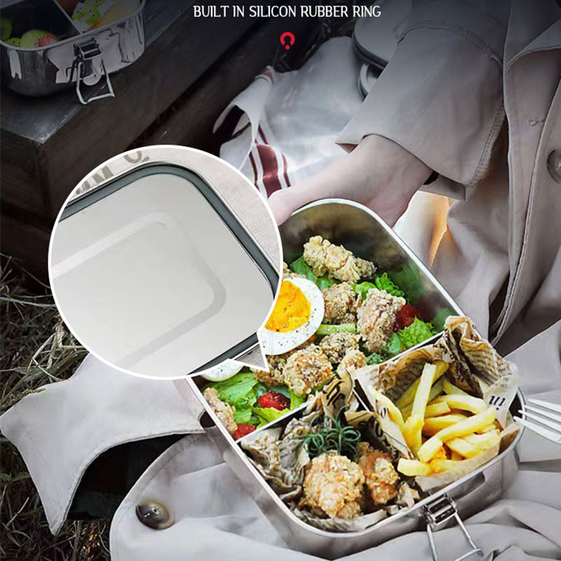 304 Stainless Steel Square Lun - Meal Prep Lunch Boxes 评论和价格