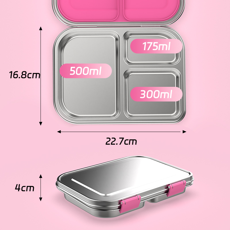 Stainless Steel Leakproof Bent - Meal Prep Lunch Boxes 评论和价格