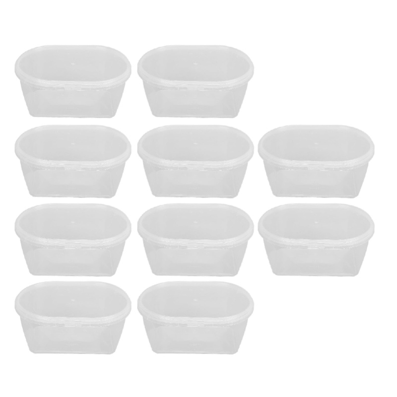10PCS Storage Boxes With Lids  - Meal Prep No Microwave 评论和价格