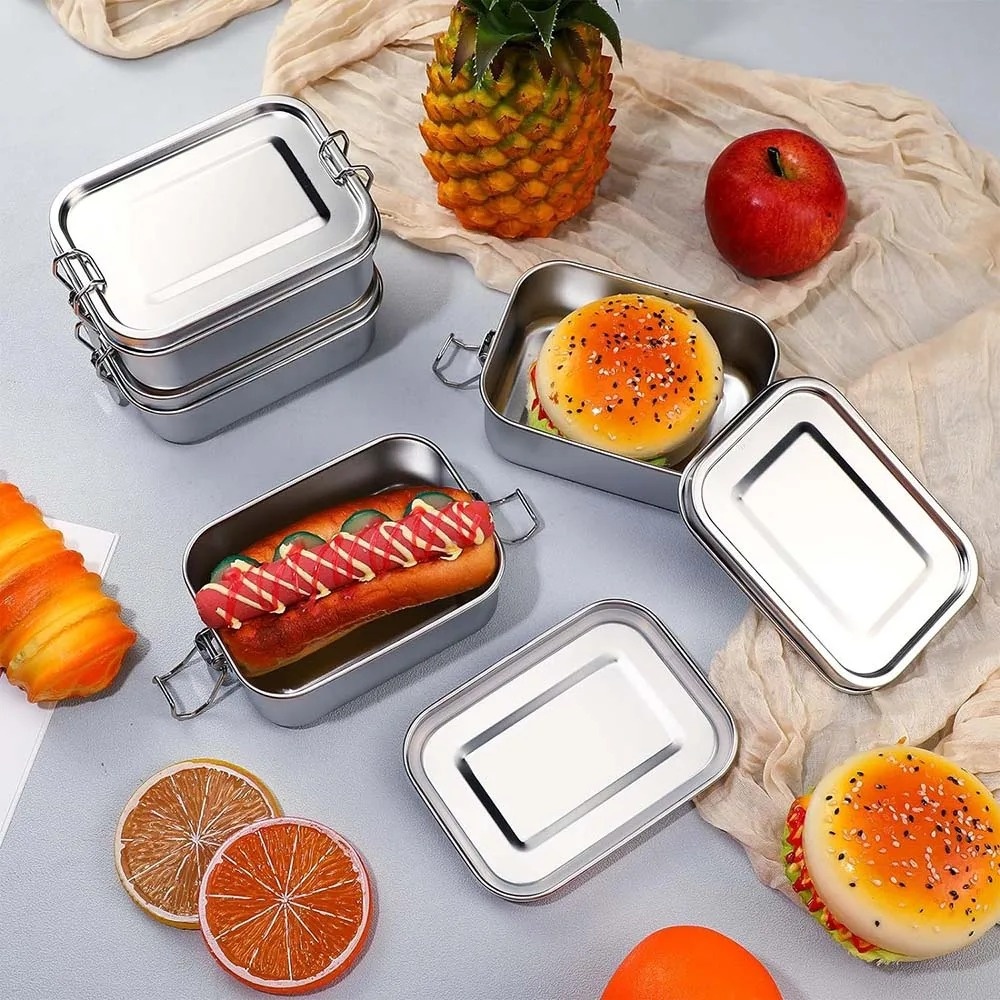 Stainless Steel Bento Box Meta - Meal Prep Lunch Boxes 评论和价格